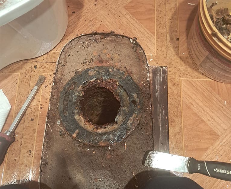 toilet flange is not level to floor pro plumber needed